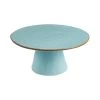Taartplateau Turquoise - (H)12,5 X Ø 25 Cm