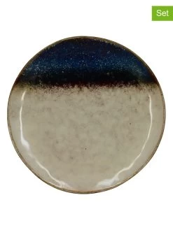 6-delige Set: Dessertborden "Katanga" Naturel - Ø 20,5 Cm