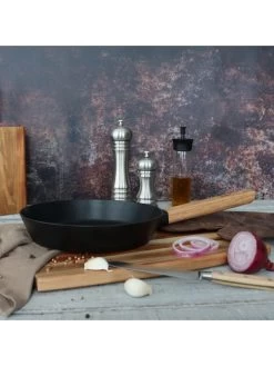 Pan "Ector" Zwart - Ø 24 Cm -Home Uitgebreid Winkel ogo living pan ector zwart o 24 cm 3