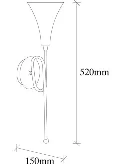Wandlamp "Sarmal" Goudkleurig - (B)13 X (H)52 Cm -Home Uitgebreid Winkel opviq wandlamp sarmal goudkleurig b 13 x h 52 cm 5