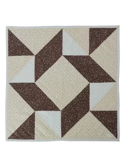 Doorgestikte Deken "Aya" Meerkleurig - (L)156 X (B)156 Cm