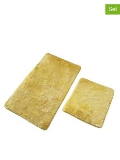 2-delige Badmattenset "Pandora" Goudkleurig/geel