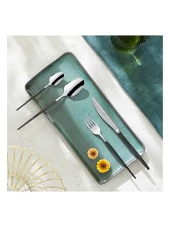 24-delige Bestekset "Amefa" Zilverkleurig/zwart -Home Uitgebreid Winkel paul wirths 24 delige bestekset amefa zilverkleurig zwart 8