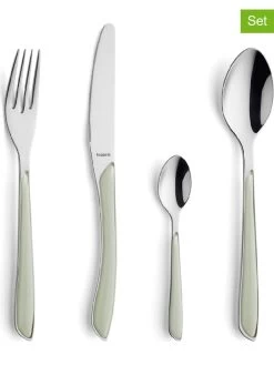 24-delige Bestekset "Prisma" Lichtgroen