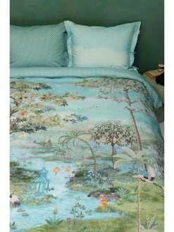 Pip Studio Perkal Kussensloop Groen/lichtblauw -Home Uitgebreid Winkel pip studio perkal kussensloop groen lichtblauw 2