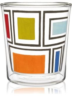 Glas "London" Meerkleurig - 300 Ml