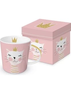 Mok "Happy Birthday Princess" Lichtroze - 350 Ml