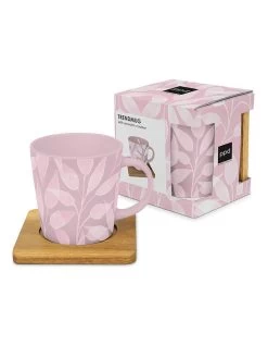 Mok "Scandic Leaves" Lichtroze - 350 Ml