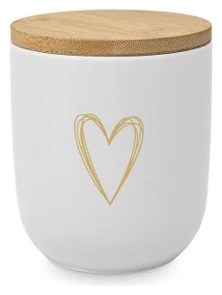 Voorraadcontainer "Pure Heart" Wit - 350 Ml