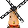 Decoratieve Ledsolarlamp "Windmolen" Meerkleurig - (B)42 X (H)51 X (D)19 Cm -Home Uitgebreid Winkel profigarden decoratieve ledsolarlamp windmolen meerkleurig b 42 x h 51 x d 19 cm
