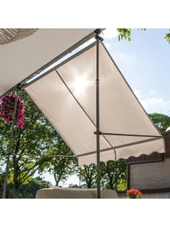 Klemscherm Lichtgrijs - (B)200 X (D)120 Cm 7 Klemscherm Lichtgrijs - (B)200 X (D)120 Cm -Home Uitgebreid Winkel profigarden klemscherm lichtgrijs b 200 x d 120 cm 1