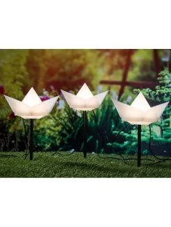 Ledsolartuinsteker Wit - (L)285 Cm -Home Uitgebreid Winkel profigarden ledsolartuinsteker wit l 285 cm 2