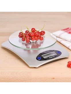 Keukenweegschaal Zilverkleurig - (B)15 X (H)5 X (D)20 Cm