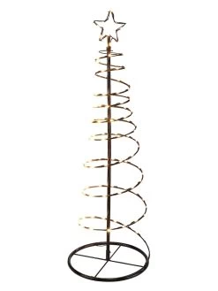 Ledspiraaldennenboom Warmwit - (H)120 X Ø 40 Cm
