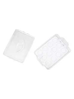 Muffin Transportbox Transparant - (B)34 X (H)11 X (D)26,5 Cm