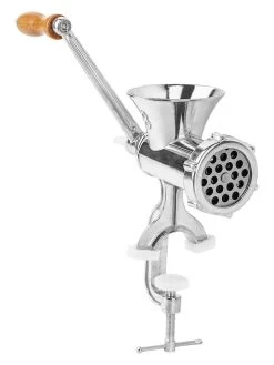 Vleesmolen Zilverkleurig - (B)18,5 X (H)28 X (D)10 Cm