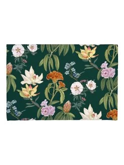 Badmat "Jara" Groen/meerkleurig - (L)60 X (B)40 Cm