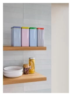 4-delige Set: Voorraaddozen Meerkleurig - 1,65 L -Home Uitgebreid Winkel remember 4 delige set voorraaddozen meerkleurig 1 65 l 2