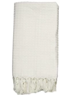 Plaid Crème - (L)160 X (B)130 Cm -Home Uitgebreid Winkel retro chic plaid creme l 160 x b 130 cm 2