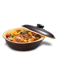 Sudderpan "Maxi" Zwart - (H)16 X Ø 32 Cm -Home Uitgebreid Winkel romertopf sudderpan maxi zwart h 16 x o 32 cm 3