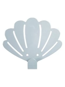 Roommate Wandhaak "Shell" Lichtblauw - (B)14 X (H)11 Cm