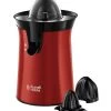 Russell Hobbs Citruspers "Colours Plus+" Rood/zwart -Home Uitgebreid Winkel russell hobbs citruspers colours plus rood zwart