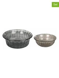2-delige Set: Saladekommen Grijs