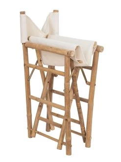 Klapstoel Lichtbruin/crème - (B)58 X (H)88 X (D)44 Cm -Home Uitgebreid Winkel signes grimalt klapstoel lichtbruin creme b 58 x h 88 x d 44 cm 4