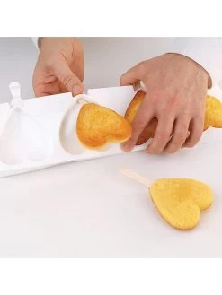 Silikomart IJsvorm "Herz Mini" Wit - (B)7 X (H)2 X (D)5,5 Cm -Home Uitgebreid Winkel silikomart ijsvorm herz mini wit b 7 x h 2 x d 5 5 cm 4