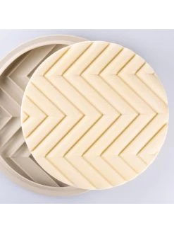 Silikomart Siliconen Bakvorm Beige - Ø 25 Cm -Home Uitgebreid Winkel silikomart siliconen bakvorm beige o 25 cm 3