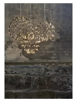 Star Trading Decoratieve Ledhanger "Mounty" Zwart - Ø 30 Cm -Home Uitgebreid Winkel star trading decoratieve ledhanger mounty zwart o 30 cm 2