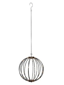 Star Trading Decoratieve Ledhanger "Mounty" Zwart - Ø 30 Cm