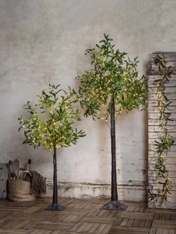 Star Trading Ledboom "Olivec" Groen - (L)180 Cm