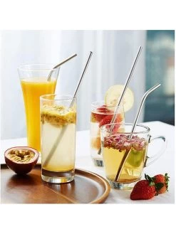 17-delige Roestvrijstalen Rietjesset -Home Uitgebreid Winkel steel function 17 delige roestvrijstalen rietjesset 2