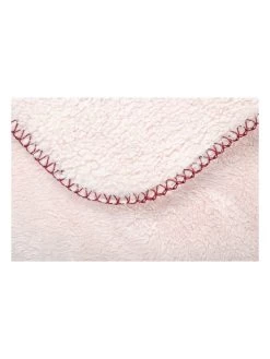 Plaid "Calin" Lichtroze - (L)160 X (B)130 Cm -Home Uitgebreid Winkel stof france plaid calin lichtroze l 160 x b 130 cm 1