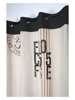 Ringgordijn "Dayton" Beige - (L)260 X (B)140 Cm -Home Uitgebreid Winkel stof france ringgordijn dayton beige l 260 x b 140 cm 2