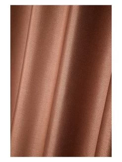 Ringgordijn "Edimbourg" Cognackleurig - (L)260 X (B)140 Cm -Home Uitgebreid Winkel stof france ringgordijn edimbourg cognackleurig l 260 x b 140 cm 1