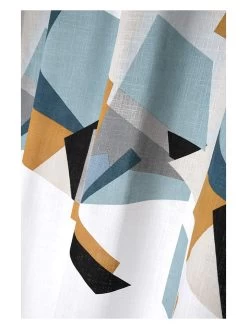 Ringgordijn "Quadro" Wit/meerkleurig - (L)260 X (B)140 Cm