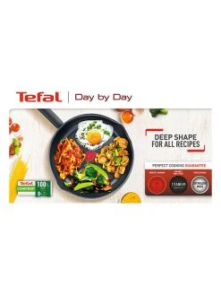 Tefal Braadpan "Day By Day On" Zwart - Ø 20 Cm -Home Uitgebreid Winkel tefal braadpan day by day on zwart o 20 cm 2