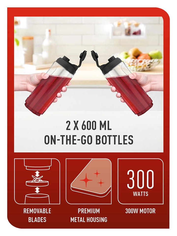 Tefal Staande Mixer "Mix & Move" Zilverkleurig 7 Tefal Staande Mixer "Mix & Move" Zilverkleurig - Afbeelding 5