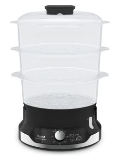 Tefal Stoomkoker "Ultracompact" Zwart/transparant -Home Uitgebreid Winkel tefal stoomkoker ultracompact zwart transparant 3