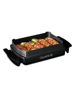 Tefal Tafelgrill "OptiGrill+" Zwart/zilverkleurig -Home Uitgebreid Winkel tefal tafelgrill optigrill zwart zilverkleurig 2