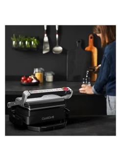 Tefal Tafelgrill "OptiGrill+" Zwart/zilverkleurig -Home Uitgebreid Winkel tefal tafelgrill optigrill zwart zilverkleurig 5