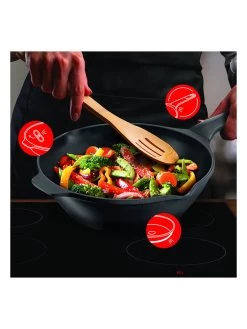 Tefal Wok "Robusto" Zwart - Ø 28 Cm -Home Uitgebreid Winkel tefal wok robusto zwart o 28 cm 5