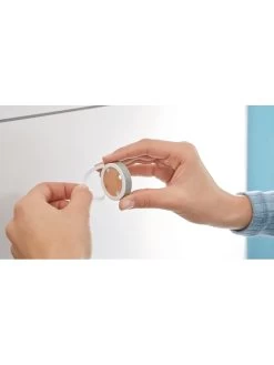 Tandenborstelhouder Zilverkleurig - (B)6,7 X (H)9,5 X (D)10,7 Cm -Home Uitgebreid Winkel tesa moon tandenborstelhouder zilverkleurig b 6 7 x h 9 5 x d 10 7 cm 5