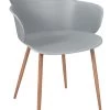 2-delige Set: Eetkamerstoelen Grijs - (B)54 X (H)82 X (D)60 -Home Uitgebreid Winkel the home deco factory 2 delige set eetkamerstoelen grijs b 54 x h 82 x d 60
