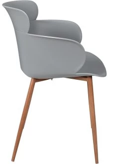 2-delige Set: Eetkamerstoelen Grijs - (B)54 X (H)82 X (D)60 -Home Uitgebreid Winkel the home deco factory 2 delige set eetkamerstoelen grijs b 54 x h 82 x d 60 2