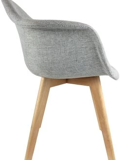 2-delige Set: Eetkamerstoelen Grijs - (B)62 X (H)82,5 X (D)60,5 Cm -Home Uitgebreid Winkel the home deco factory 2 delige set eetkamerstoelen grijs b 62 x h 82 5 x d 60 5 cm 3