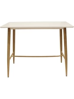 Bartafel Wit/naturel - (B)115 X (H)102 X (D)60 Cm -Home Uitgebreid Winkel the home deco factory bartafel wit naturel b 115 x h 102 x d 60 cm 2