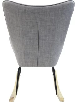 Schommelstoel "Helsinki" Grijs - (B)65 X (H)96 X (D)80 Cm -Home Uitgebreid Winkel the home deco factory schommelstoel helsinki grijs b 65 x h 96 x d 80 cm 5
